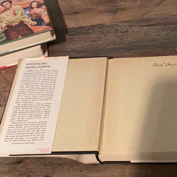 Vintage book lot with dust jackets decorative or fun reads book club edition - Picture 7 of 14